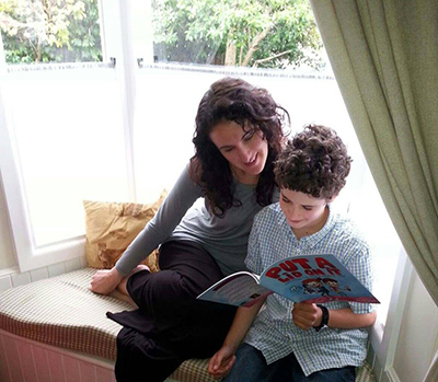 Emily Olivia with her son1