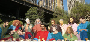 Striking recreation of Da Vinci’s Last Supper dazzles Sydneysiders