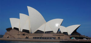 Opera House racing ad projection during Responsible Gambling Awareness Week