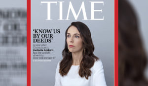 Ardern makes the cover of Time for all the right reasons