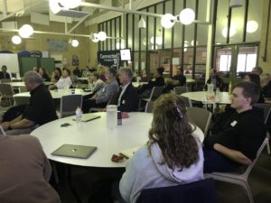 Church members brave the weather to discuss next steps in Synod Climate Strategy