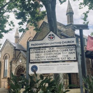 New church sign acknowledges Gadigal and First Nations People