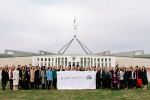 Micah Australia women’s delegation lobby parliament