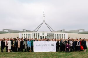 Micah Australia women’s delegation lobby parliament