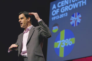 Mark McCrindle addresses Synod meeting