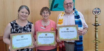 Canberra City Church recognised for decades of climate and environmental action