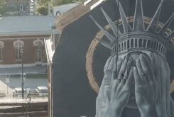 A Mural in France Confronts America’s Immigration Shame