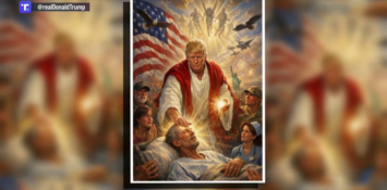 Faith Leaders Condemn Trump’s “Jesus” Image as Blasphemous and Deeply Offensive